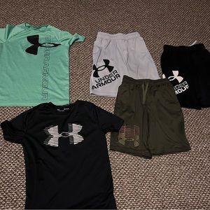 Under Armour boys lot Yputh M